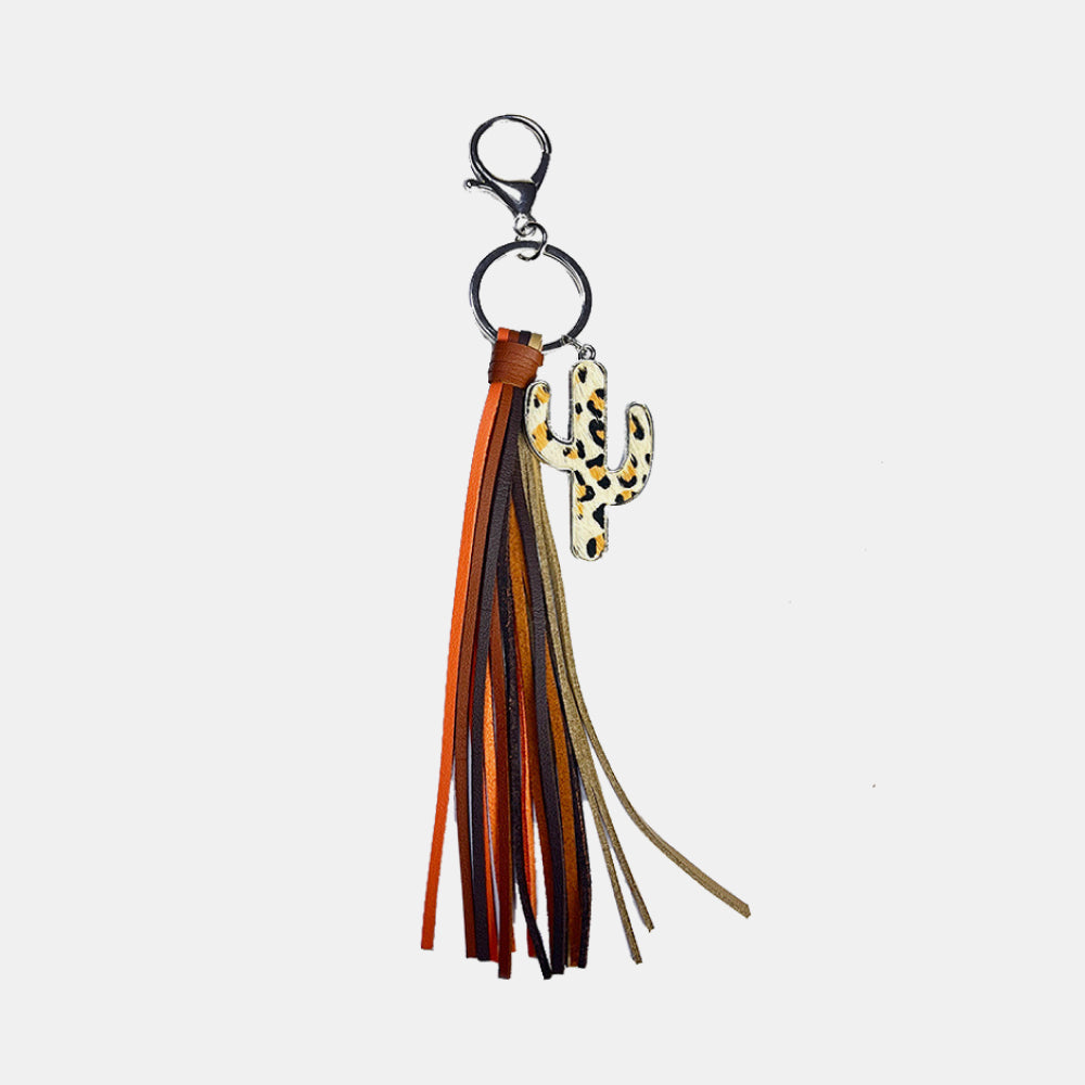 Cactus Keychain with Tassel Easy Apparels