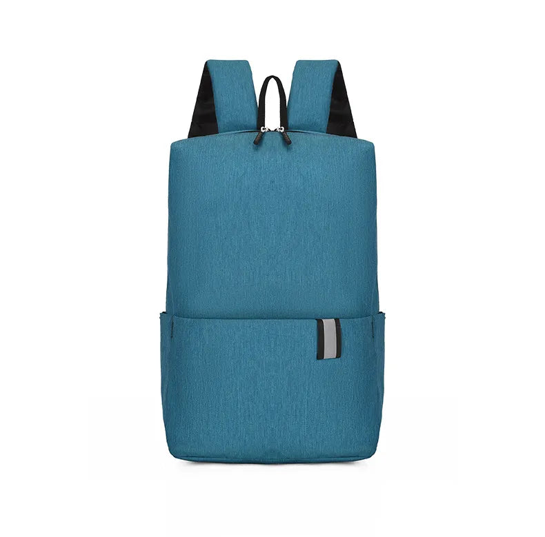 Solid Color Nylon Backpack Bag Easy Apparels