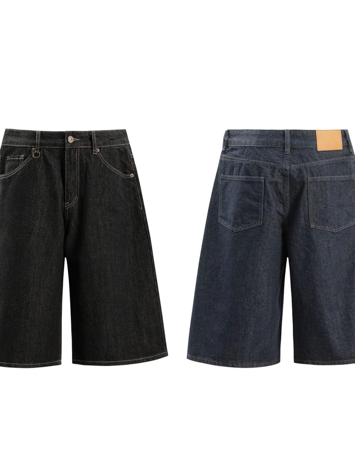 Men's Pocketed Loose Fit Denim Shorts Easy Apparels