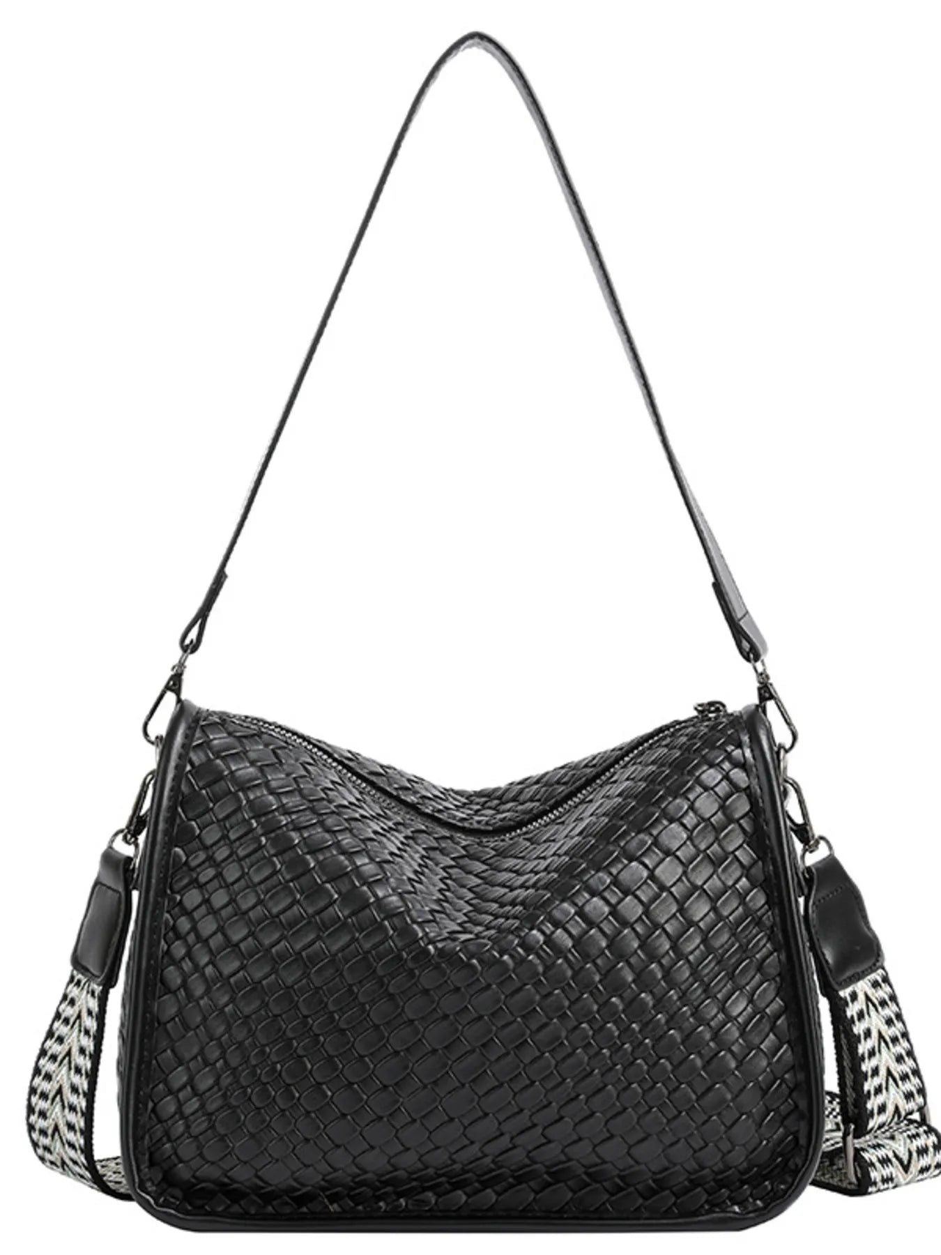 Textured Leather Shoulder Bag Easy Apparels