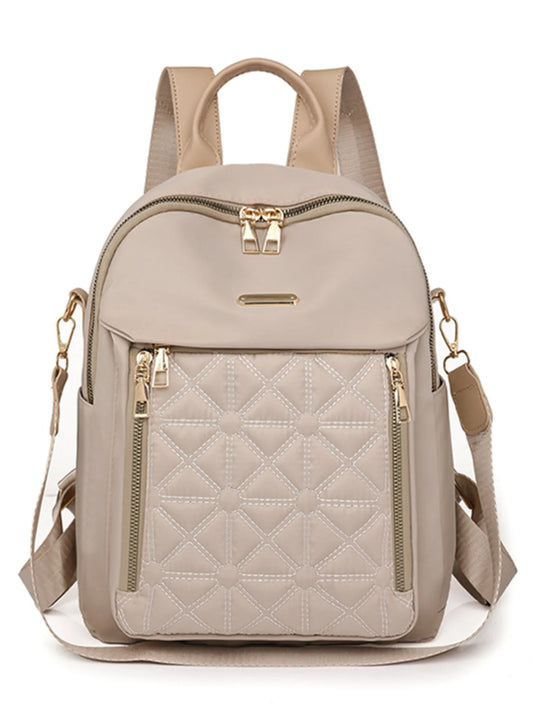 Quilted Oxford Cloth Backpack Bag Easy Apparels