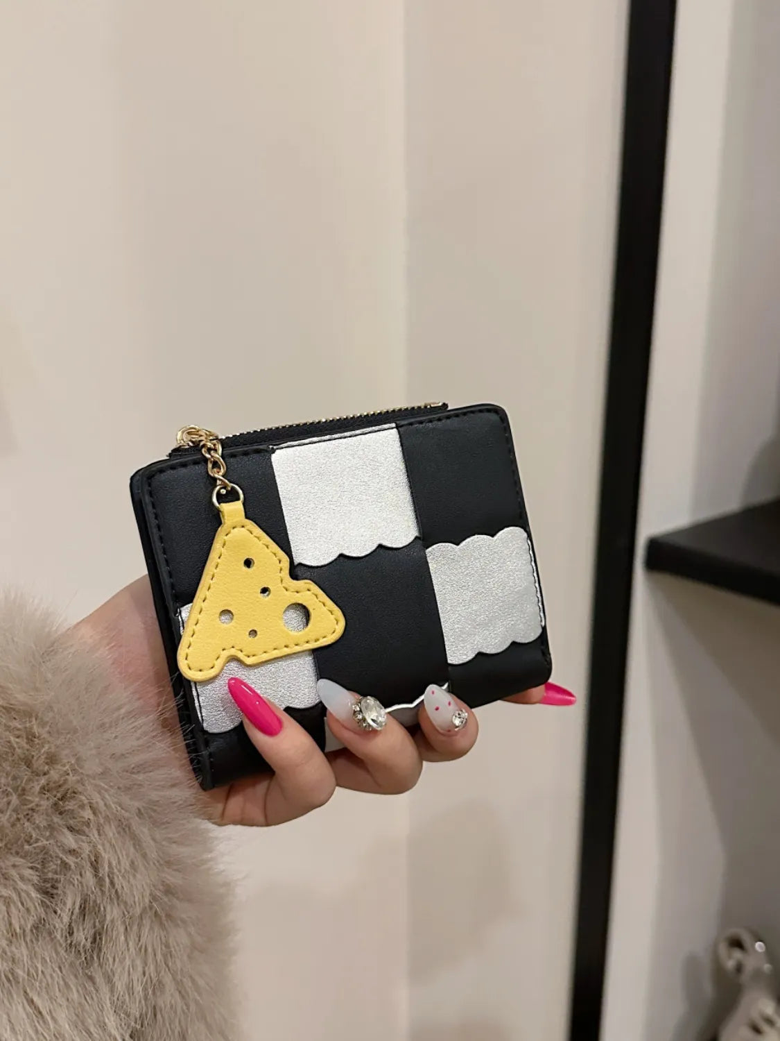 PU Leather Color Block Wallet Easy Apparels