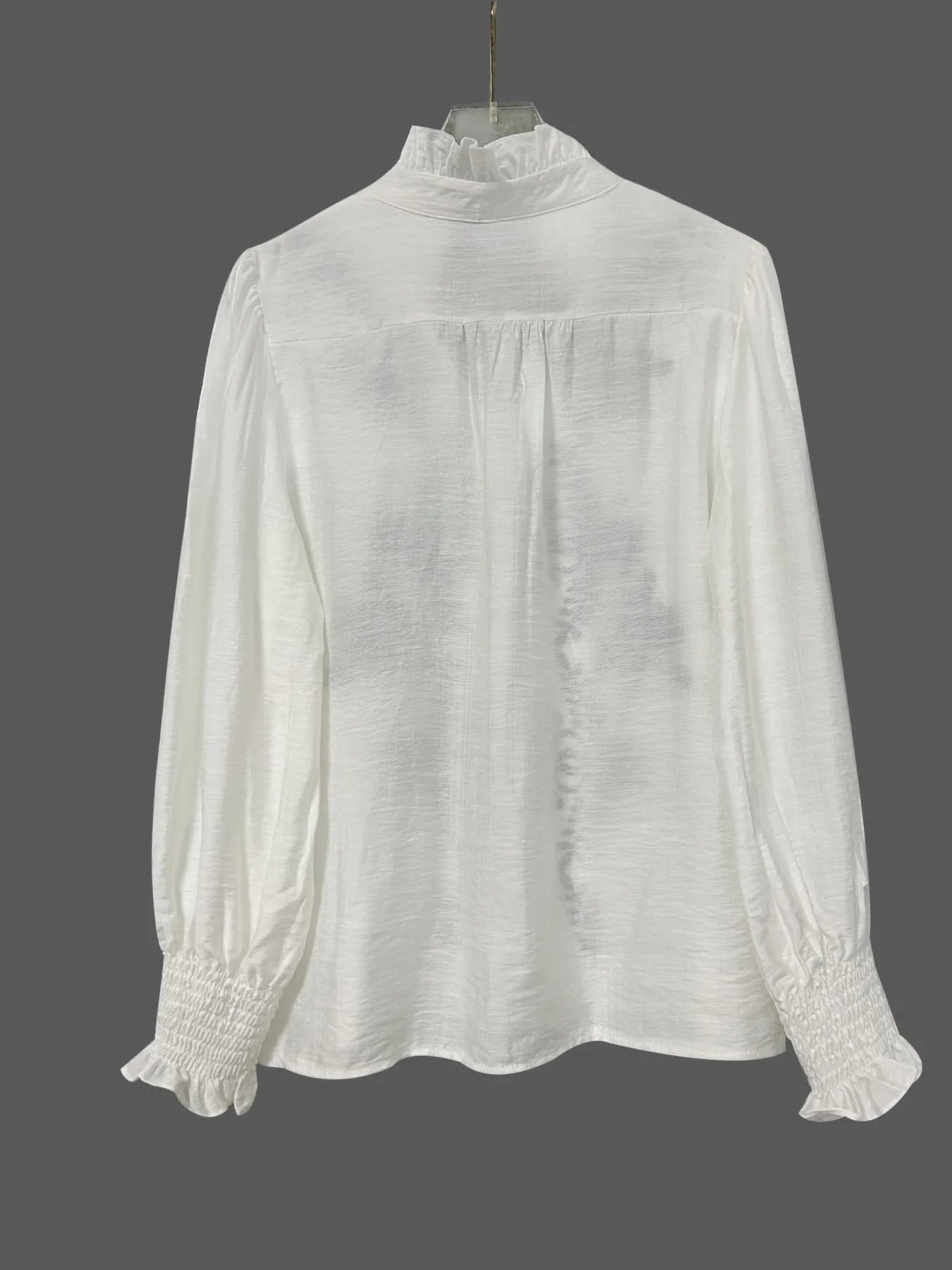 Trendsi Embroidered Long Sleeve Blouse