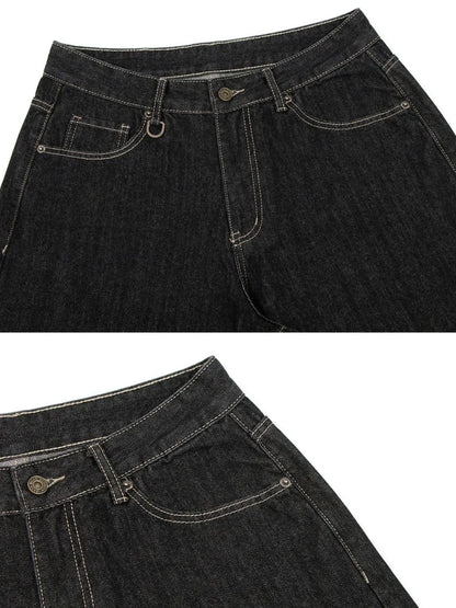 Men's Pocketed Loose Fit Denim Shorts Easy Apparels