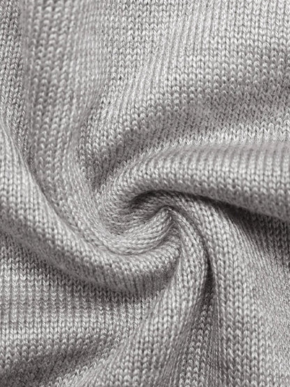 Ribbed Long Sleeve Top and Skirt Knit Set Easy Apparels