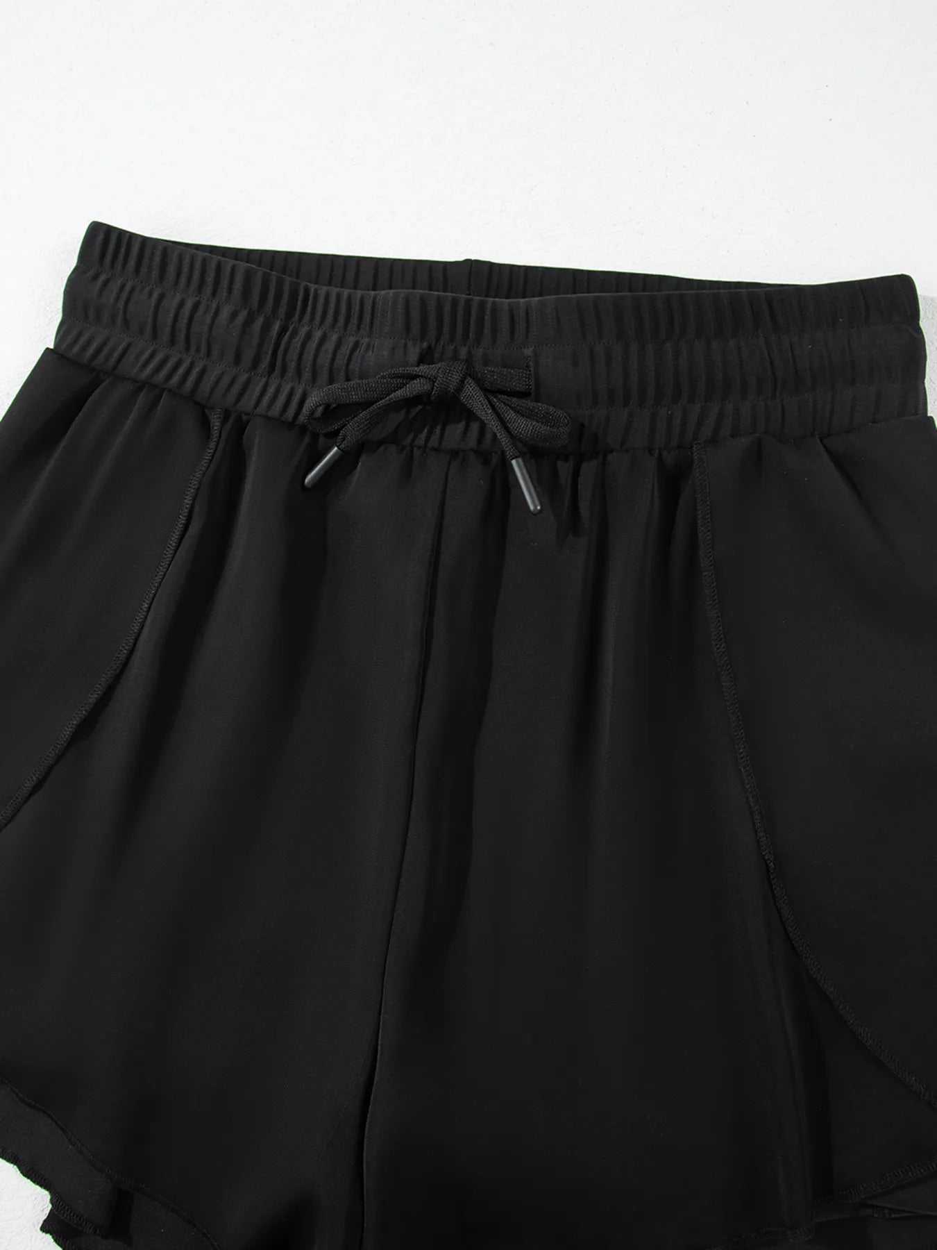 High Waisted Drawstring Swim Shorts Easy Apparels
