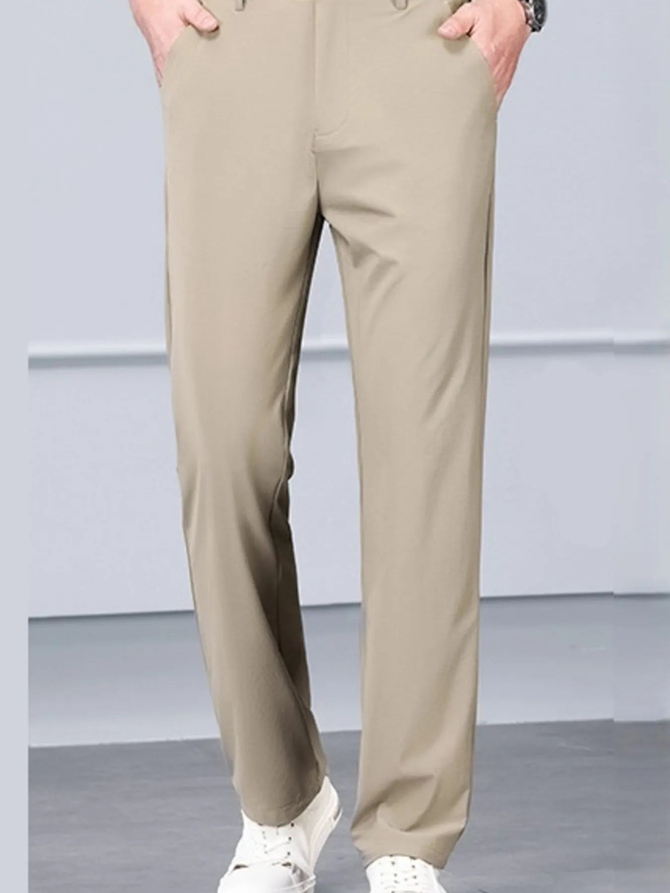 Men's Loose Fit Pants Khaki Easy Apparels