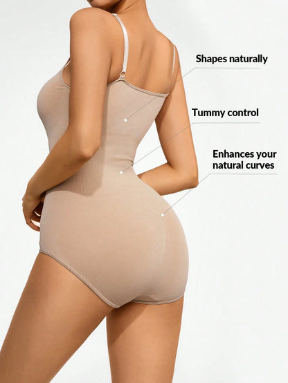Trendsi Basic Bae Full Size Scoop Neck Butt Lifting Bodysuit