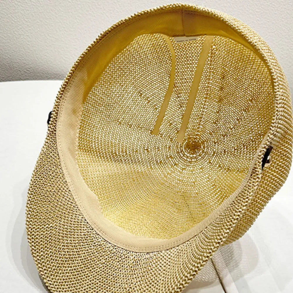 Straw Woven Buckle Hat Easy Apparels