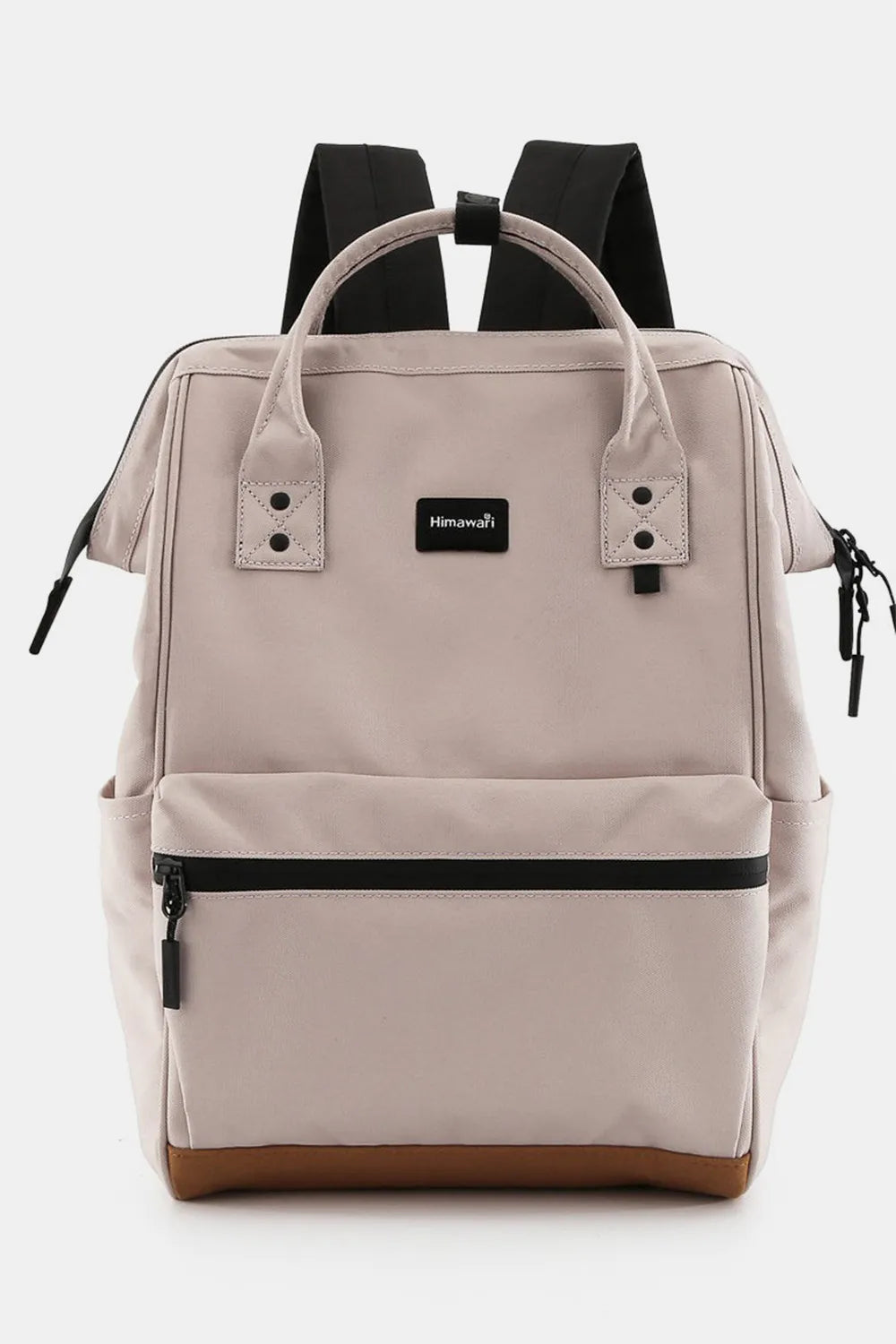 Himawari Waterproof Canvas Travel Backpack Bag with USB Port Pink One Size Easy Apparels