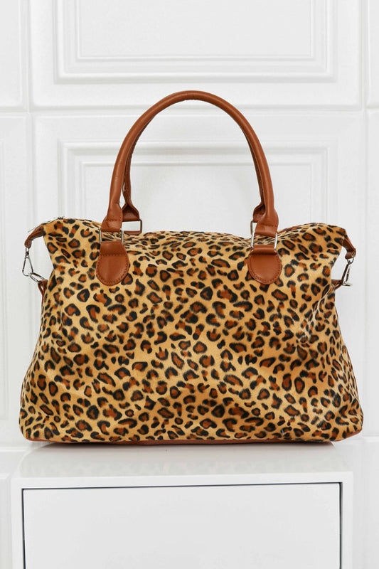 Animal Print Brushed Weekender Bag Easy Apparels