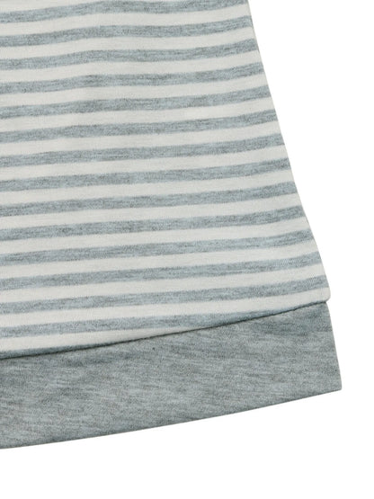 Trendsi Striped Long Sleeve Casual T-Shirt