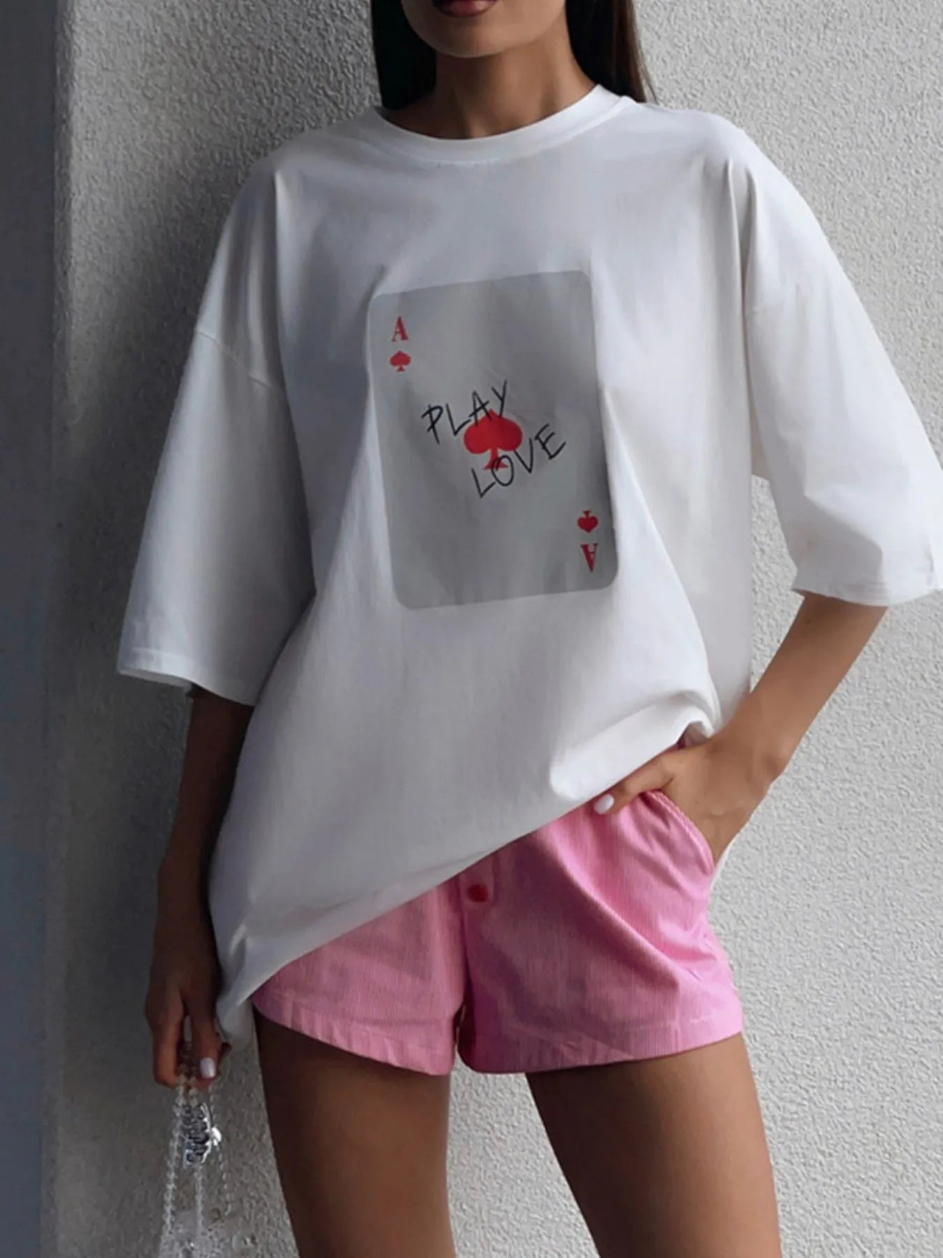 Trendsi Graphic Round Neck Half Sleeve T-Shirt