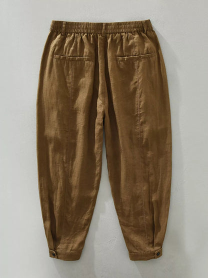 Men's Plus Size Drawstring Wide Leg Pants Easy Apparels