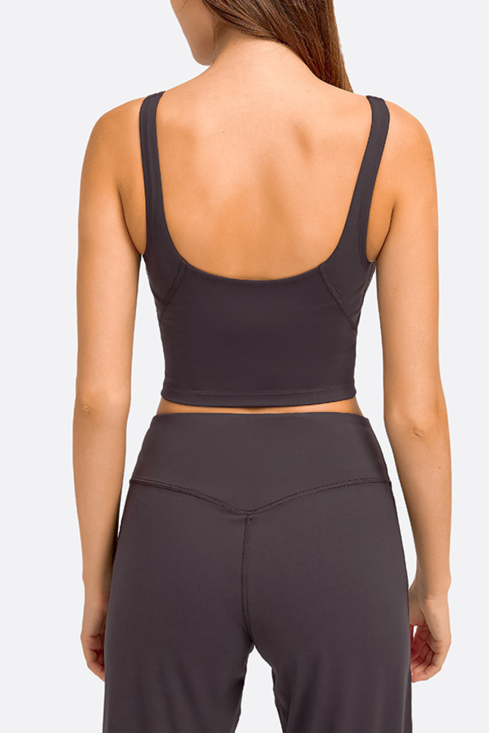 Millennia Deep V-Neck Crop Sports Bra Easy Apparels