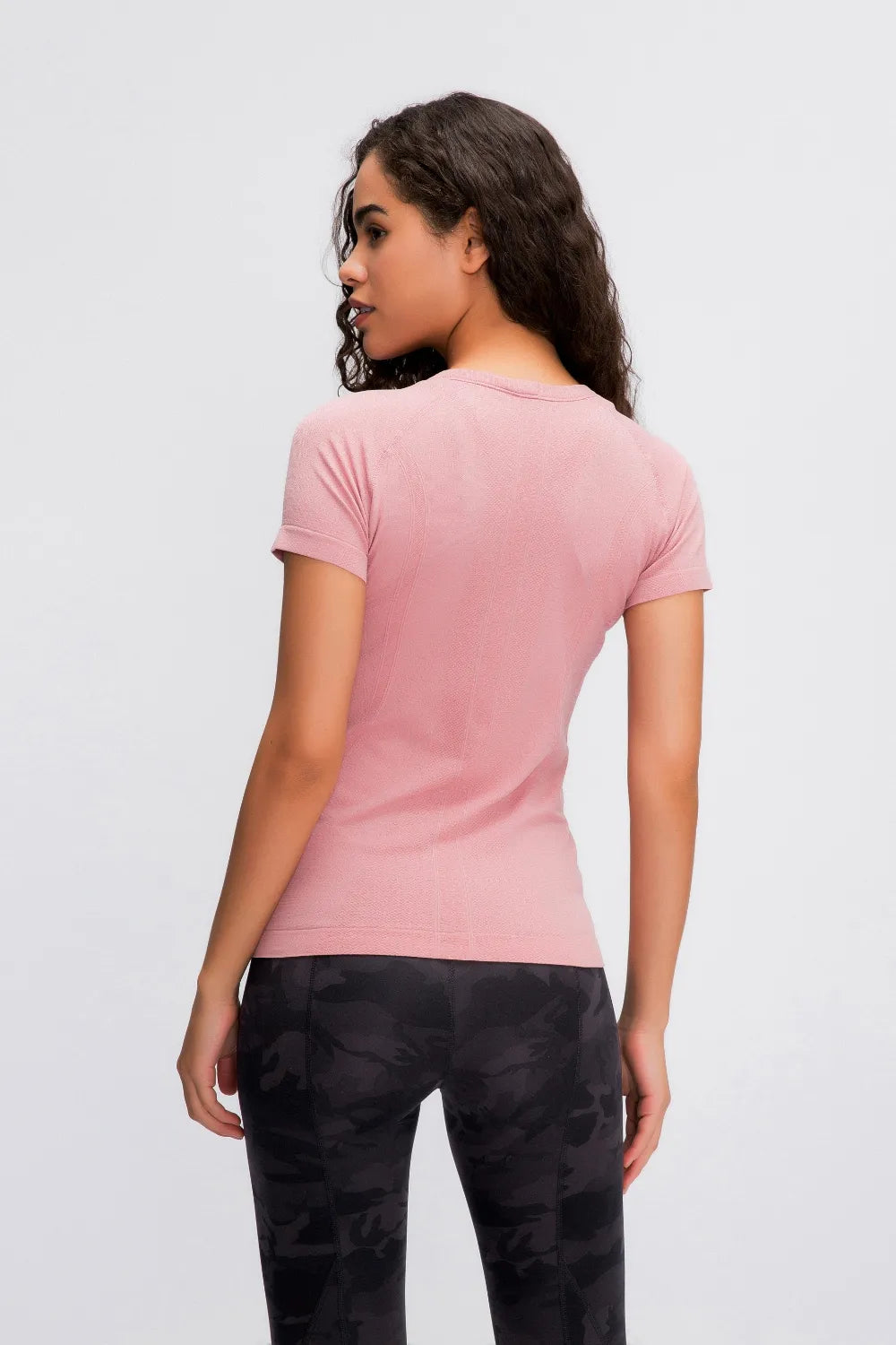 Millennia Round Neck Short Sleeve Active T-Shirt Easy Apparels