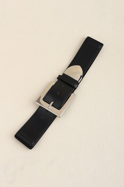 Zinc Alloy Buckle PU Leather Belt Easy Apparels