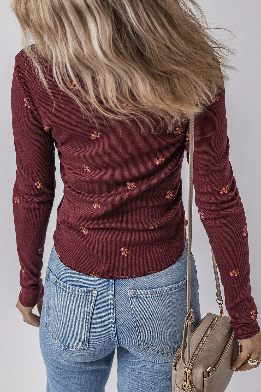 Trendsi Floral Long Sleeve T-Shirt