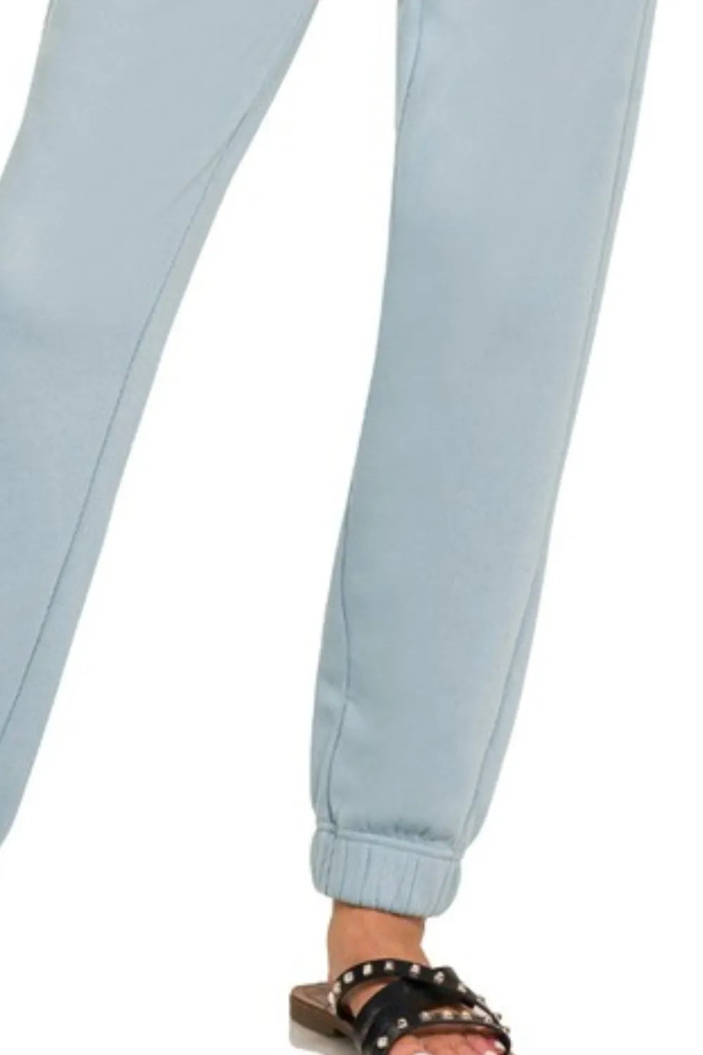 Zenana Fleece Jogger Sweatpants With Pockets Easy Apparels