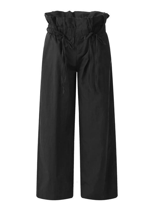 Men's Paperbag Wide Leg Pants Easy Apparels
