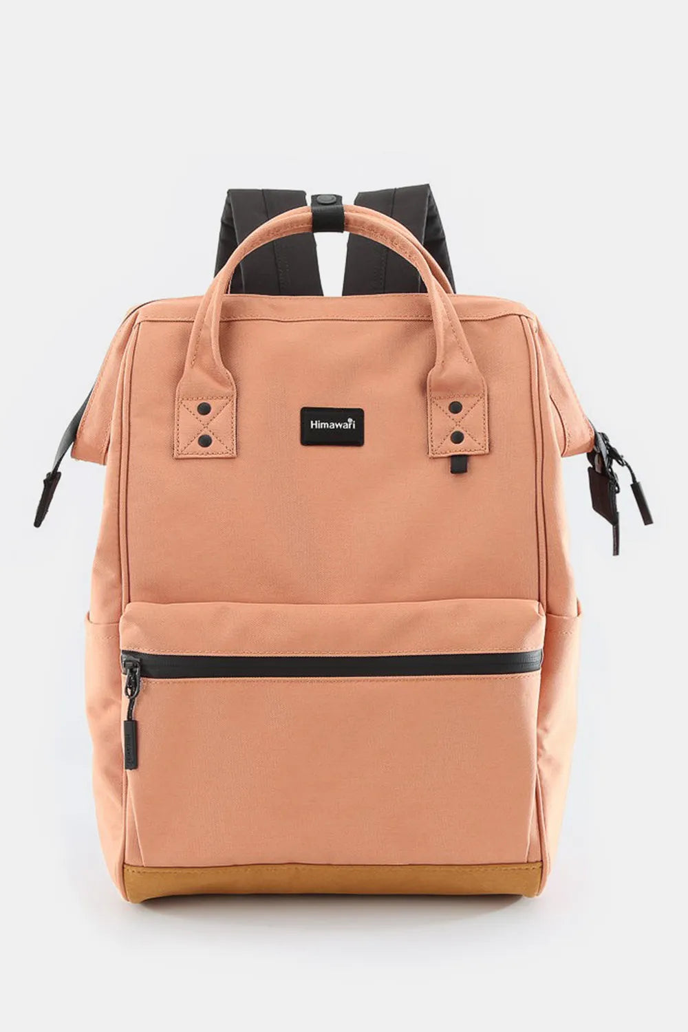 Himawari Waterproof Canvas Travel Backpack Bag with USB Port Coral One Size Easy Apparels