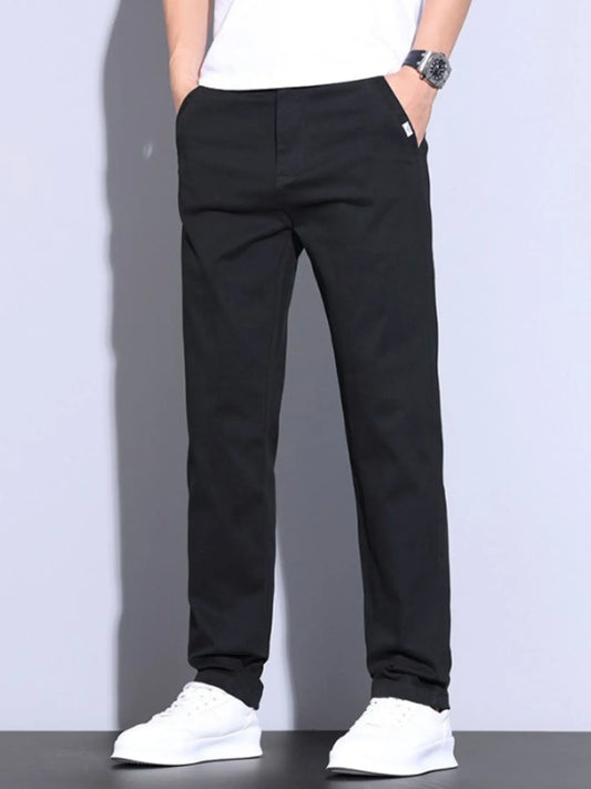 Men's Loose Fit Pants Black Easy Apparels