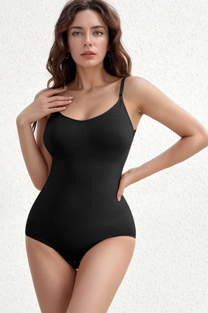 Trendsi Basic Bae Full Size Scoop Neck Butt Lifting Bodysuit