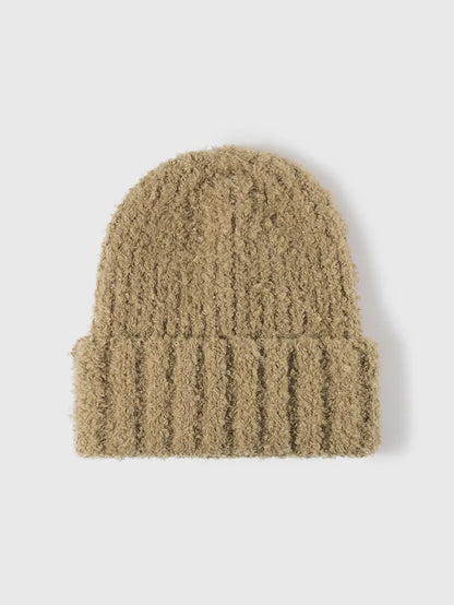 Thermal Teddy Knit Hat Khaki One Size Easy Apparels