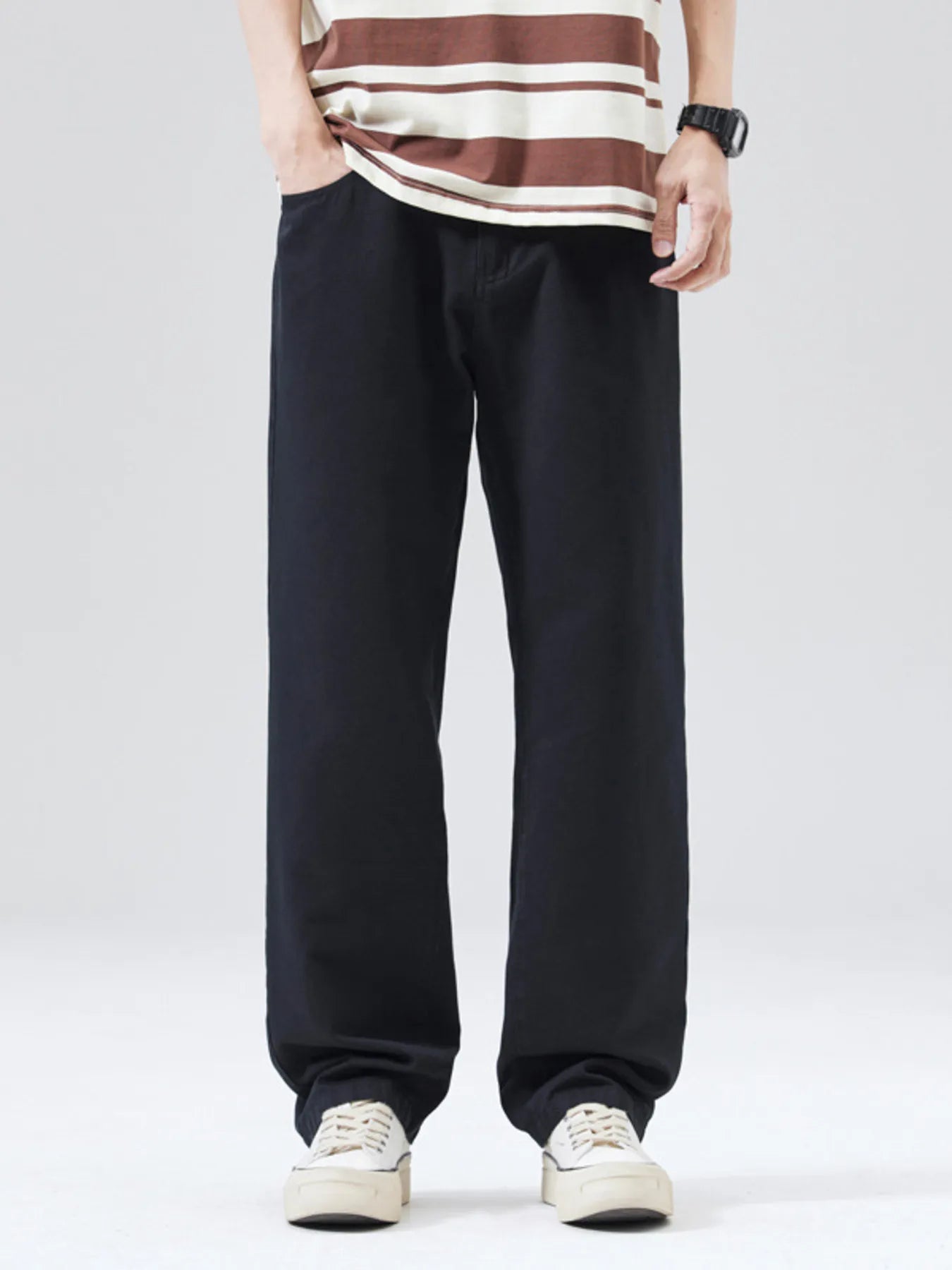 Men's Full Size Wide Leg Pants Plus Size Easy Apparels