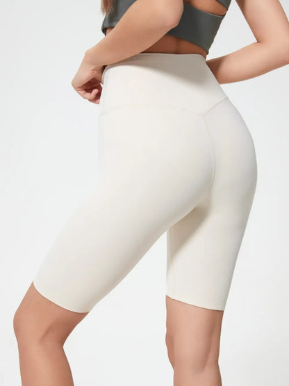Millennia High Rise Wide Waistband Active Shorts Easy Apparels