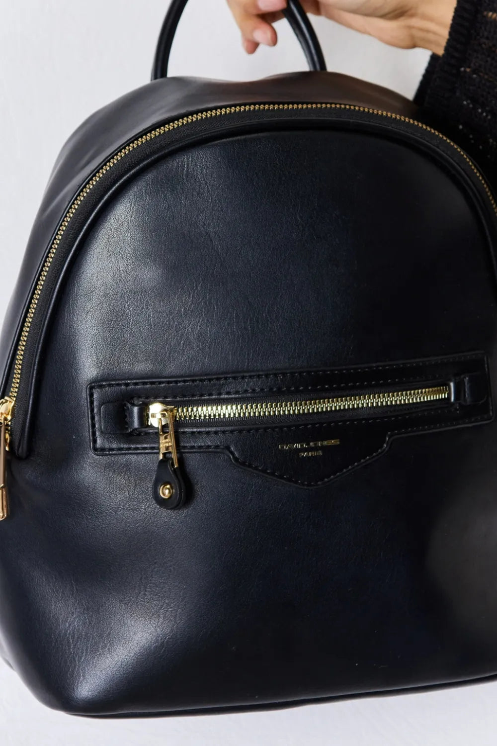 David Jones PU Leather Backpack Easy Apparels