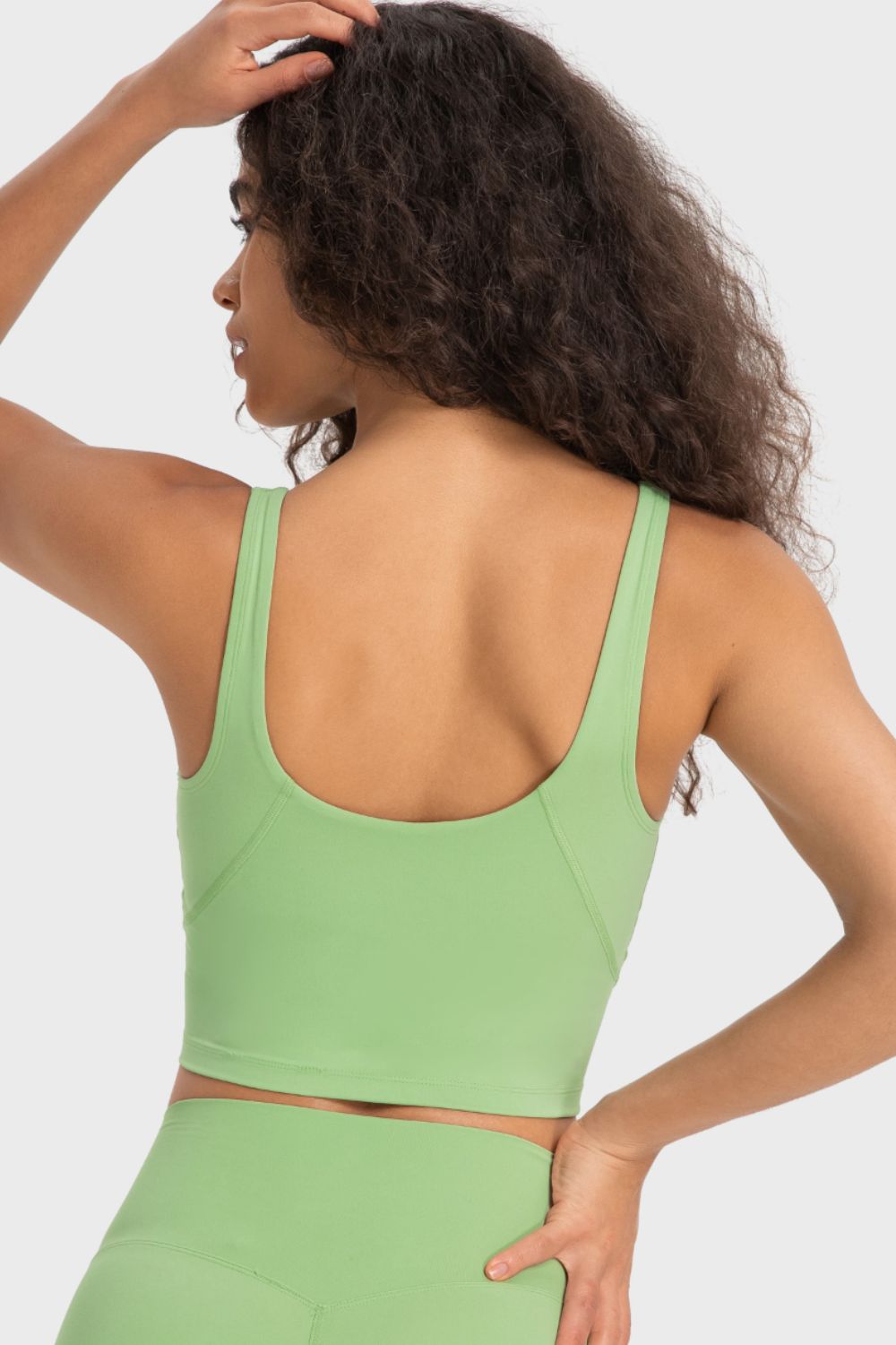 Millennia Deep V-Neck Crop Sports Bra Easy Apparels