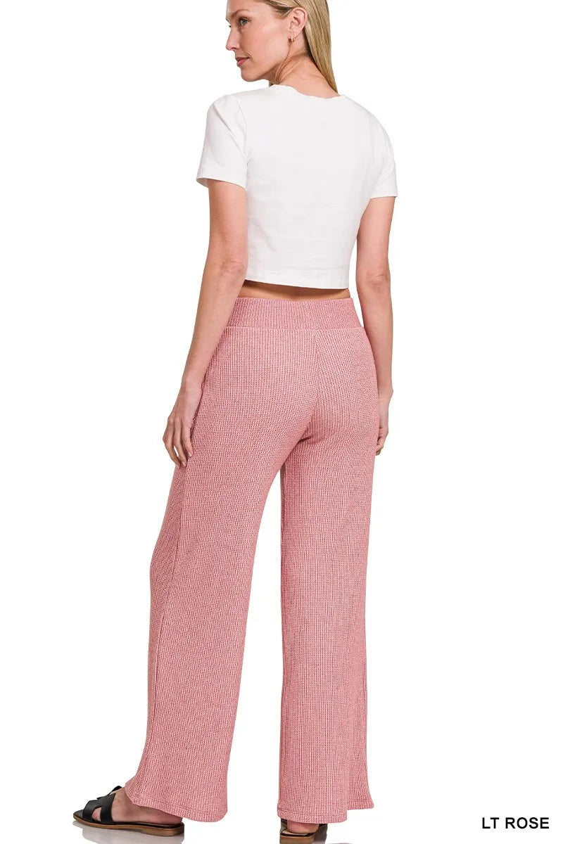 Zenana Sweater Boxy Top & Long Pants Set Easy Apparels