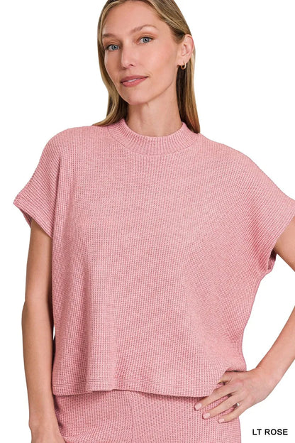 Zenana Sweater Boxy Top & Long Pants Set Easy Apparels