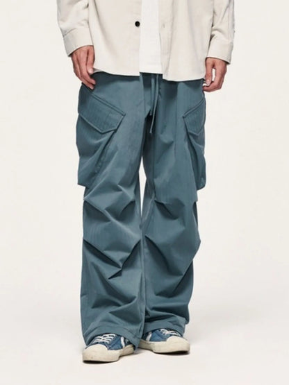 Men's Wide Leg Cargo Pants Easy Apparels
