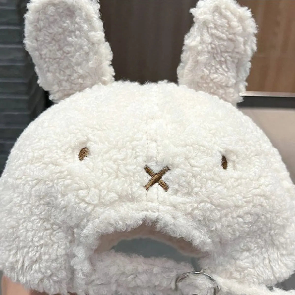 Cute Fluffy Bear Ears Winter Hat Easy Apparels
