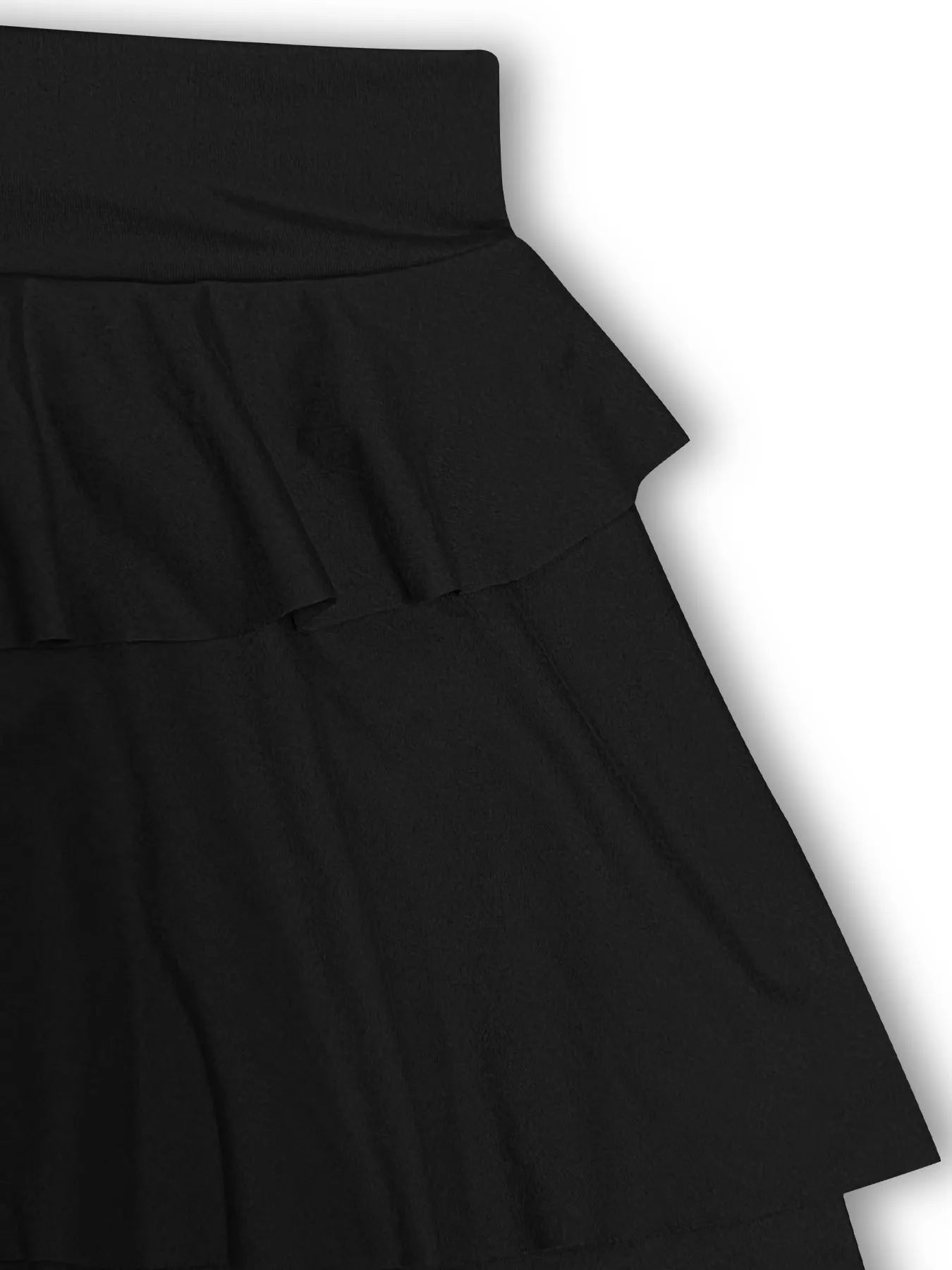 Tiered Ruffle Active Skort Easy Apparels