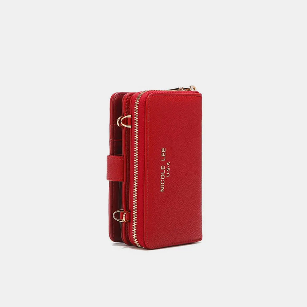 Nicole Lee USA 2 Piece Phone Case Crossbody Wallet Easy Apparels
