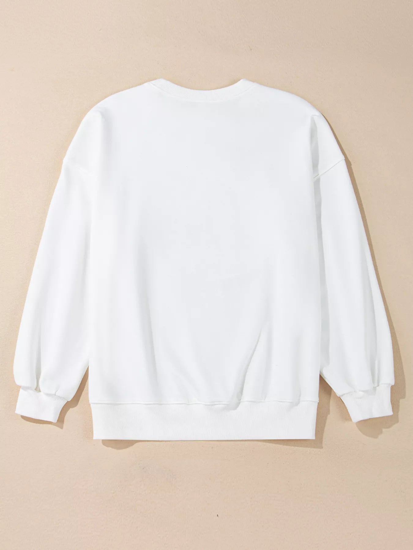 Halloween Pumpkin Patched Pattern Long Sleeve Sweatshirt Easy Apparels