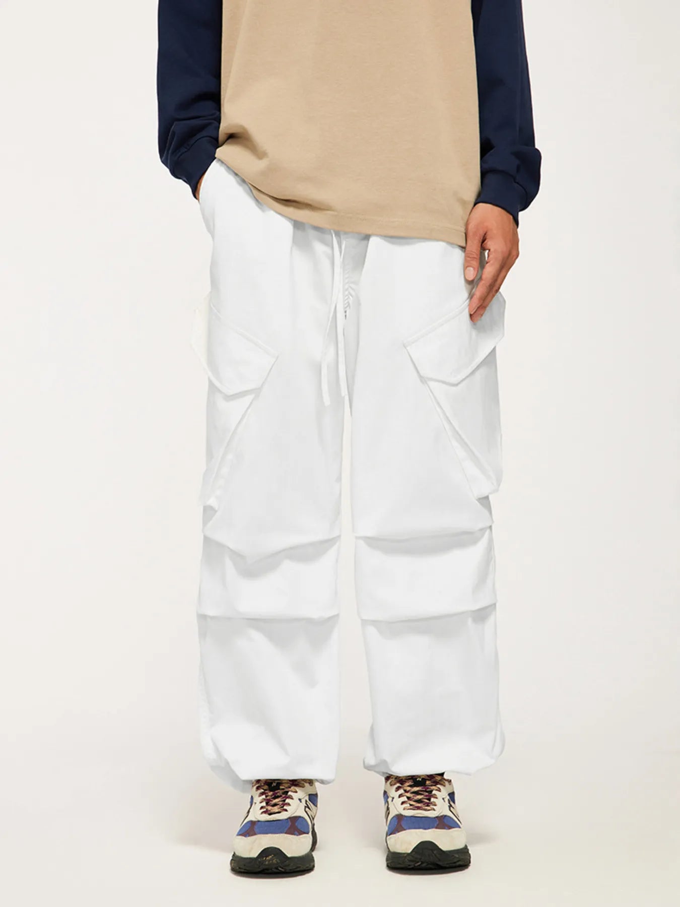 Men's Wide Leg Cargo Pants Easy Apparels