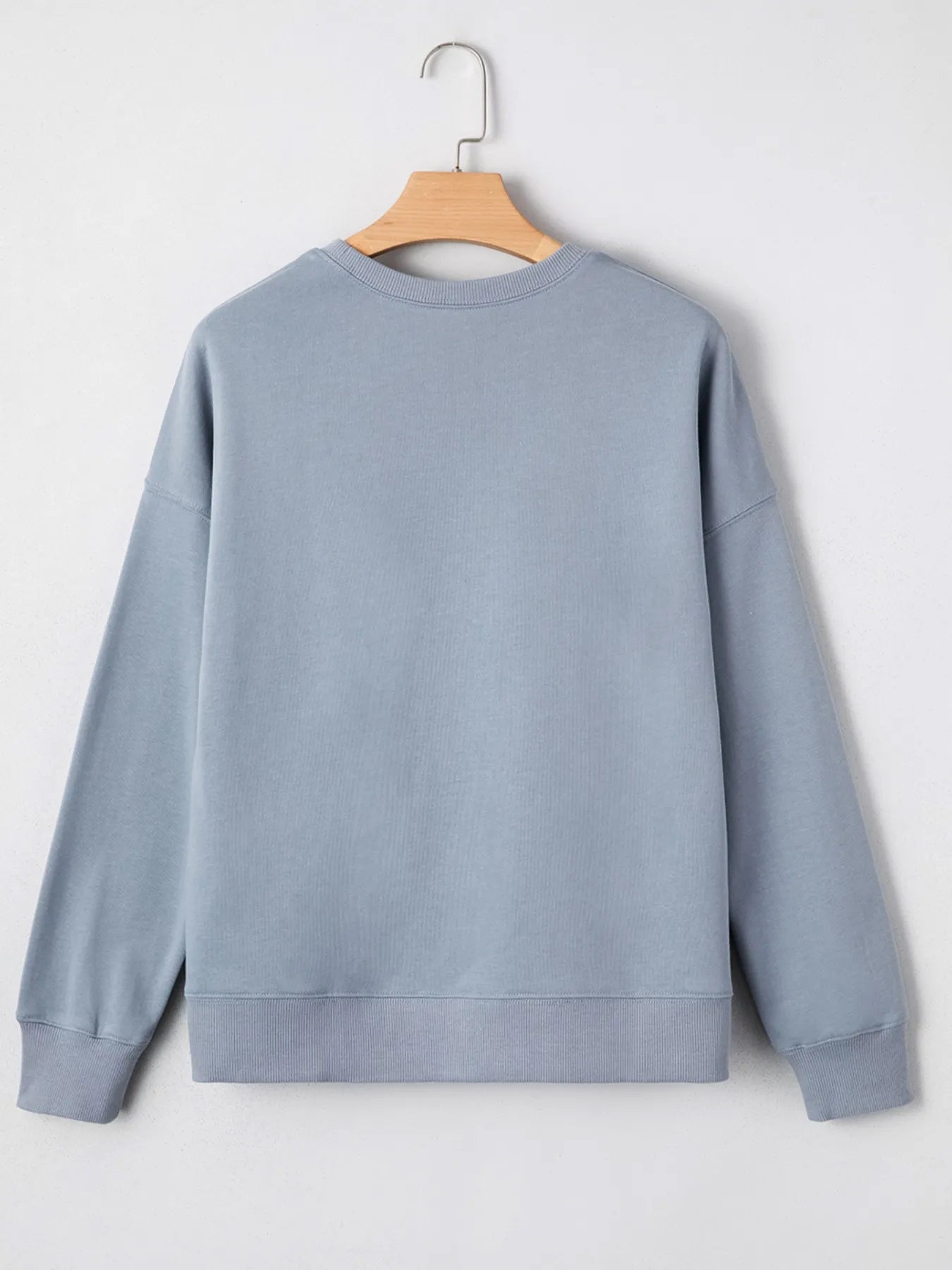 Trendsi Game Day Checkered Oversized Sweatshirt
