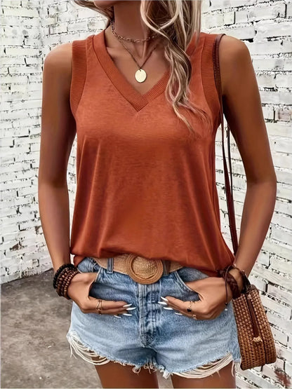 Trendsi V-Neck Tank