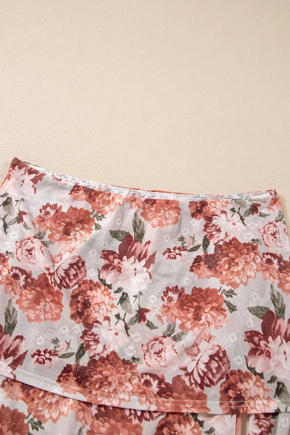 Trendsi Floral Off-Shoulder Long Sleeve Bodysuit