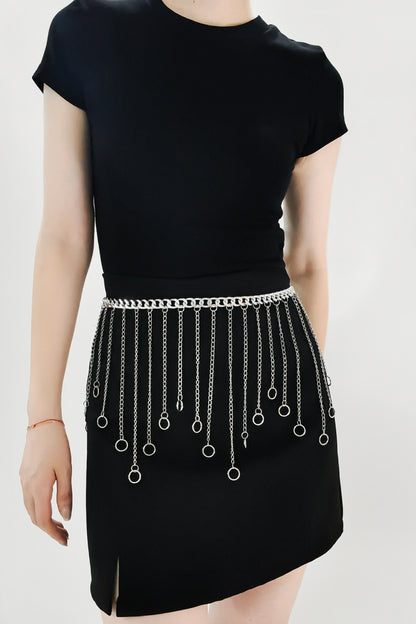 Fringe Chain Alloy Belt Easy Apparels