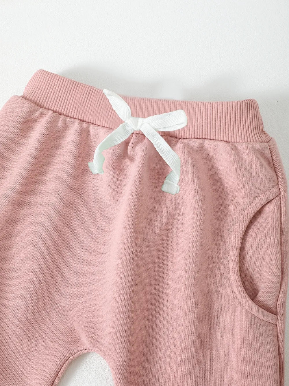 Children's Letter Graphic Sweatshirt and Pants Set Easy Apparels
