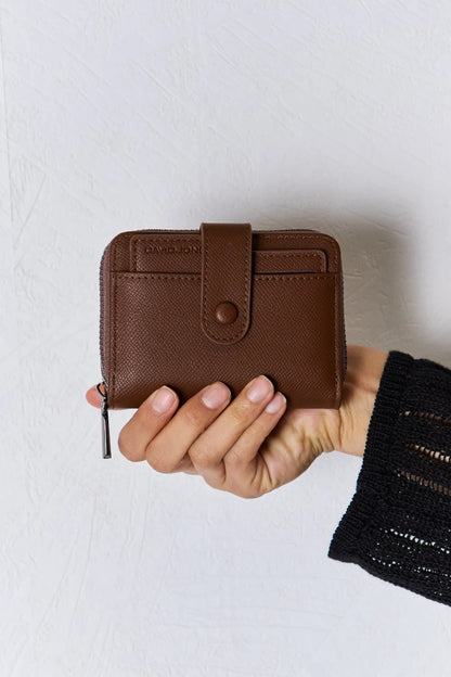 David Jones PU Leather Mini Wallet Easy Apparels