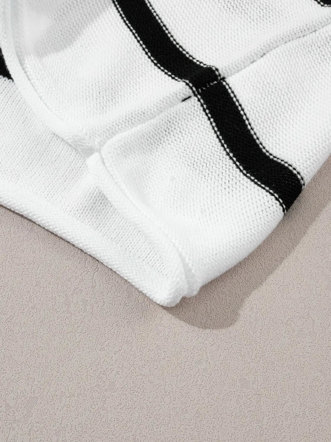 Trendsi Striped Batwing Sleeve Knit Top