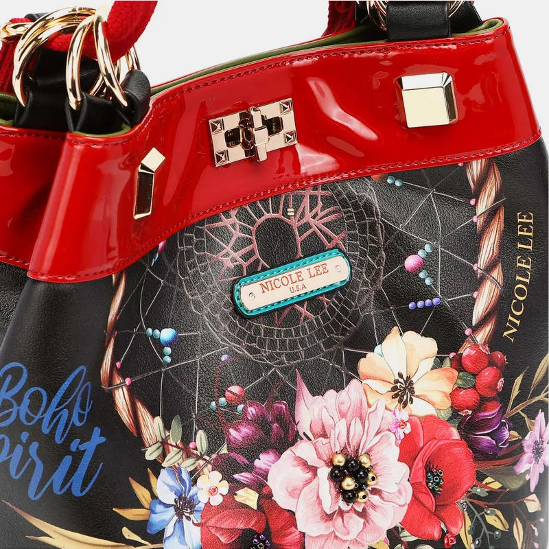 Nicole Lee USA Multifunctional Bucket Bag Backpack Easy Apparels