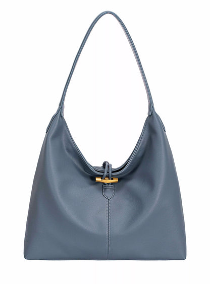 David Jones Classic Leather Shoulder Bag BERING SEA One Size Easy Apparels
