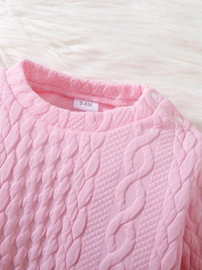 Children's Lace Detail Top and Skirt Set Easy Apparels